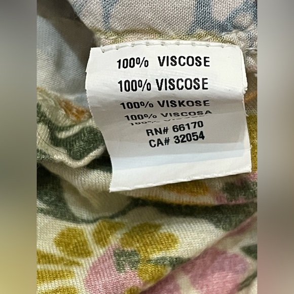 Bl-nk Stephanie Top Sold at Anthropologie Size Medium Blue Motif - Picture 12 of 12